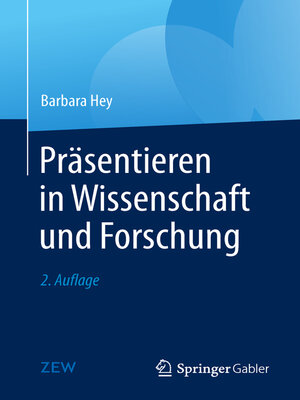 cover image of Präsentieren in Wissenschaft und Forschung